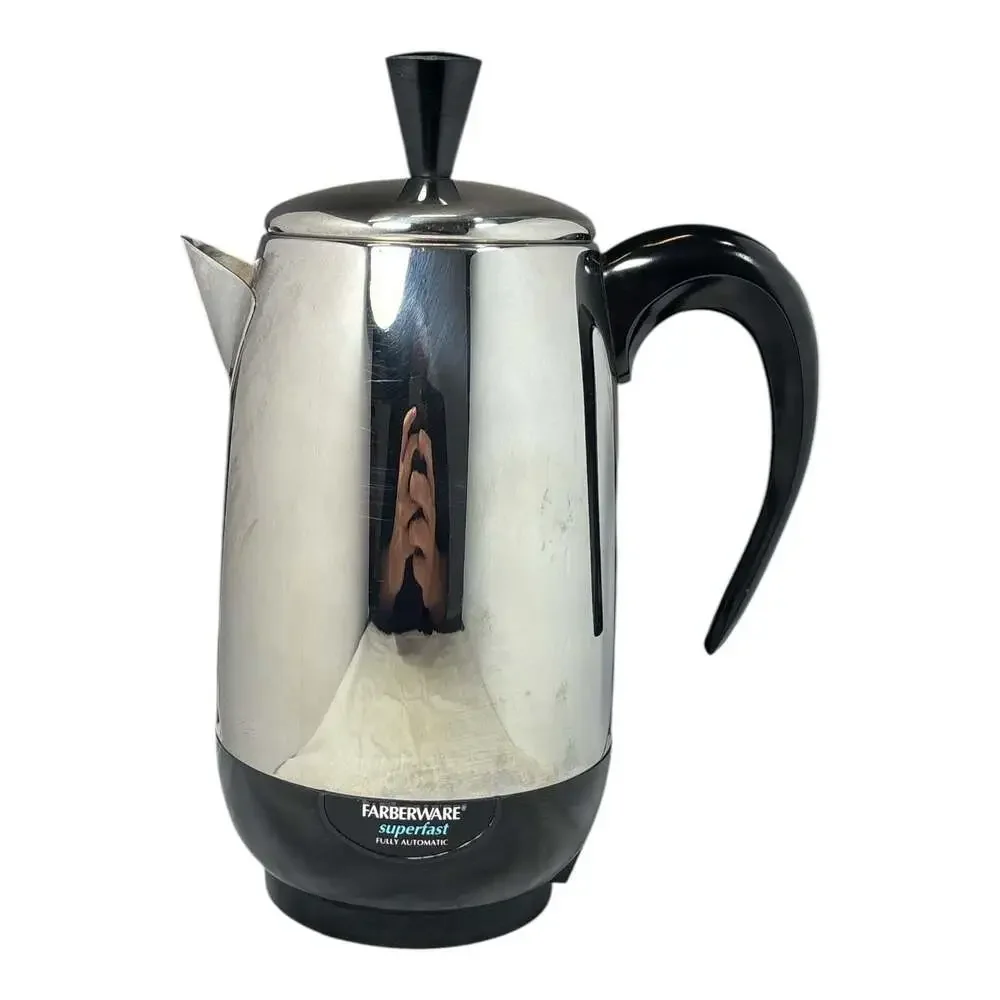 Farberware Superfast Automatic 8-Cup Stainless Steel Coffee Percolator FCP280-A